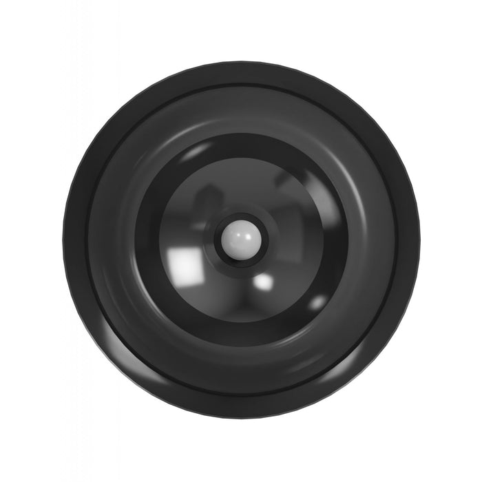 Lighting Fixture Avenue Lighting G102 Fremont Bowl Shape 1-Light in Black/Smoked Glass Avenue Lighting