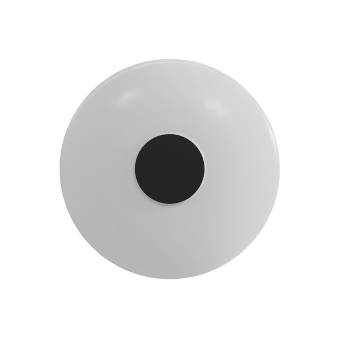 Lighting Fixture Avenue Lighting G201 Fremont Disc Shape 1-Light in Black/White Glass Avenue Lighting