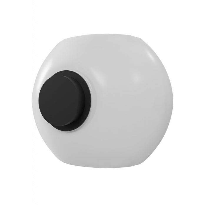 Lighting Fixture Avenue Lighting G301 Fremont 1-Light in Black/White Glass Avenue Lighting