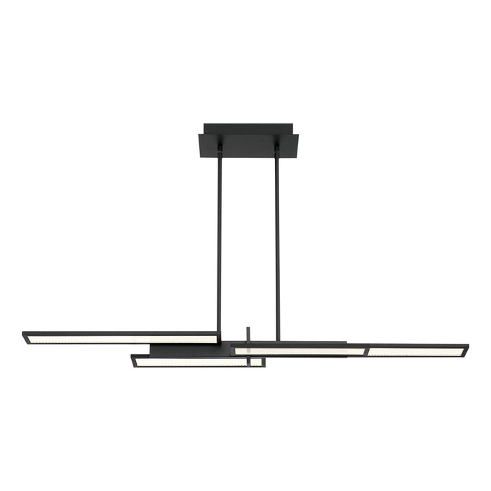 Eurofase 37062-019 Bayswater 46" Matte Black LED Chandelier