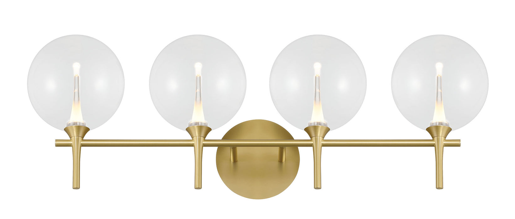 Eurofase 48916-011 Iissa 4-Light Gold LED Vanity Light
