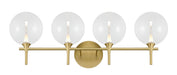 Eurofase 48916-011 Iissa 4-Light Gold LED Vanity Light
