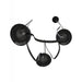 Pendant Light Avenue Lighting HF7203-G102-BLK Fremont Belt 3-Light 275"L Pendant in Black/Smoked Glass Bowl Avenue Lighting