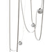 Pendant Light Avenue Lighting HF7205-G301-IVY Fremont Belt 5-Light 551"L Pendant in Ivory/White Glass Open Globes Avenue Lighting