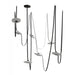 Pendant Light Avenue Lighting HF7207-G201-BLK Fremont Belt 7-Light 826"L Pendant in Black/White Glass Disc Avenue Lighting