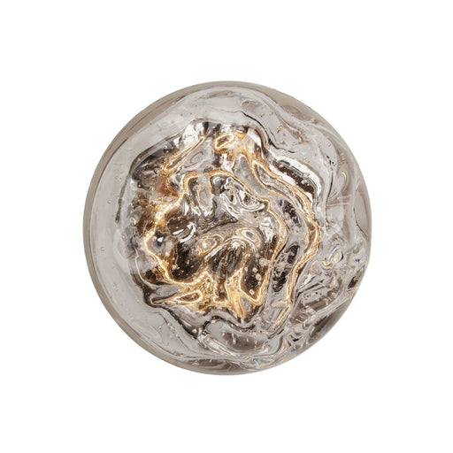 Outdoor Wall Light Avenue Lighting AV8007-CLR Avenue Outdoor 7"H 3000K LED Wall Sconce with Wavy Clear Glass Avenue Lighting