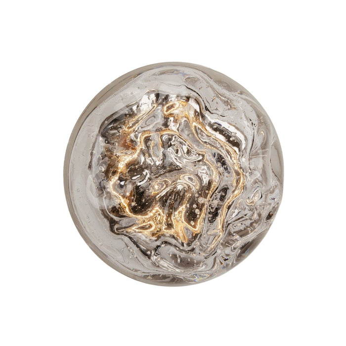 Outdoor Wall Light Avenue Lighting AV8007-CLR Avenue Outdoor 7"H 3000K LED Wall Sconce with Wavy Clear Glass Avenue Lighting