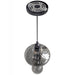 Pendant Light Avenue Lighting HF7900-BK Avra 21"H Top Stacked LED Pendant in Black/Smoked Glass Avenue Lighting