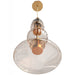 Pendant Light Avenue Lighting HF7901-AB Avra 20"H Bottom Stacked LED Pendant in Aged Brass/Clear Glass Avenue Lighting