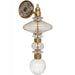 Wall Sconce Avenue Lighting HF8900-AB Avra 22"H Wall Sconce in Aged Brass/Clear Glass Avenue Lighting