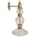 Wall Sconce Avenue Lighting HF8901-AB Avra 20"H LED Wall Sconce in Aged Brass/Clear Glass Avenue Lighting