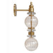 Wall Sconce Avenue Lighting HF8902-AB Avra 18"H LED Wall Sconce in Aged Brass/Clear Glass Avenue Lighting
