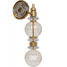 Wall Sconce Avenue Lighting HF8902-AB Avra 18"H LED Wall Sconce in Aged Brass/Clear Glass Avenue Lighting