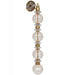 Wall Sconce Avenue Lighting HF8904-AB Avra 36"H LED Wall Sconce in Aged Brass/Clear Glass Avenue Lighting