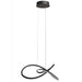 Pendant Light Avenue Lighting HF5069-BK Windsor 33"W Spiral Ring 5-CCT LED Pendant in Black Avenue Lighting