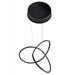 Pendant Light Avenue Lighting HF5069-BK Windsor 33"W Spiral Ring 5-CCT LED Pendant in Black Avenue Lighting
