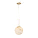 Eurofase 47748-019 Kepler 8" Gold LED Pendant Light