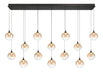 Eurofase 48939-034 Iissa 72" Matte Black LED Chandelier