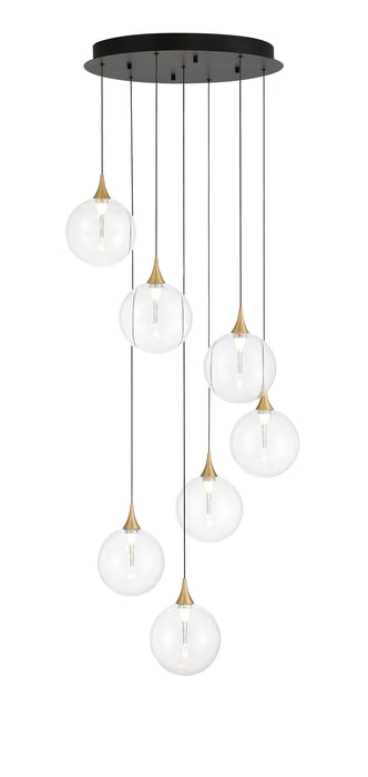 Eurofase 48928-014 Iissa 21" Gold LED Chandelier