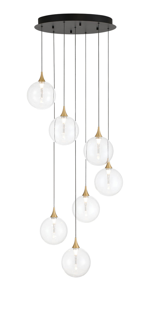 Eurofase 48928-014 Iissa 21" Gold LED Chandelier
