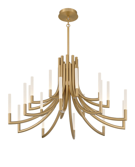 Eurofase 49012-019 Olette 42" Gold LED Chandelier