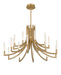 Eurofase 49012-019 Olette 42" Gold LED Chandelier