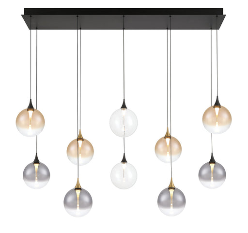 Eurofase 48934-046 Iissa 47" Gold-Black Mix LED Chandelier