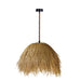 Pendant Light Avenue Lighting HF1009-RP Malibu 28"H Hemp Rope Pendant in Black in Hemp Rope/Black Avenue Lighting