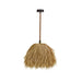 Pendant Light Avenue Lighting HF1008-RP Malibu 20"H Hemp Rope Pendant in Black in Hemp Rope/Black Avenue Lighting