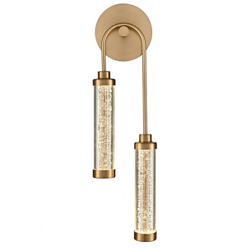 Wall Sconce Avenue Lighting HF7169-AB Belvedere 2-Light 22"H LED Wall Sconce in Antiqued Brass/Clear Glass in Antique Brass Avenue Lighting
