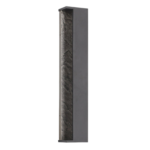 Outdoor Wall Light Avenue Lighting AV10042-DBZ Avenue Outdoor 26"H Open Side Panel LED Wall Sconce in Dark Bronze/Textured Grey Avenue Lighting