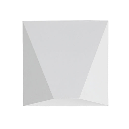 Outdoor Wall Light Avenue Lighting AV10001-WHT Avenue Outdoor 8"W Geometric Shape Up/Down LED Wall Sconce in White Avenue Lighting