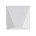 Outdoor Wall Light Avenue Lighting AV10001-WHT Avenue Outdoor 8"W Geometric Shape Up/Down LED Wall Sconce in White Avenue Lighting