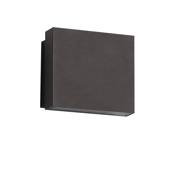 Outdoor Wall Light Avenue Lighting AV10002-BLK Avenue Outdoor 5" Square Up/Down LED Wall Sconce in Black Avenue Lighting