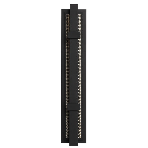 Outdoor Wall Light Avenue Lighting AV10011-BLK Avenue Outdoor 26"H 3-CCT LED Wall Sconce in Black/Mesh Back Avenue Lighting