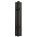Outdoor Wall Light Avenue Lighting AV10011-BLK Avenue Outdoor 26"H 3-CCT LED Wall Sconce in Black/Mesh Back Avenue Lighting
