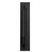 Outdoor Wall Light Avenue Lighting AV10012-BLK Avenue Outdoor 24"H 3-CCT LED Wall Sconce in Black/Crystal Light Bar Avenue Lighting