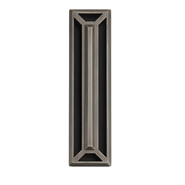 Outdoor Wall Light Avenue Lighting AV10014-ABB Avenue Outdoor 19"H 3-CCT LED Wall Sconce in Black/Bronze Grid Cover in Aluminum/Black Avenue Lighting