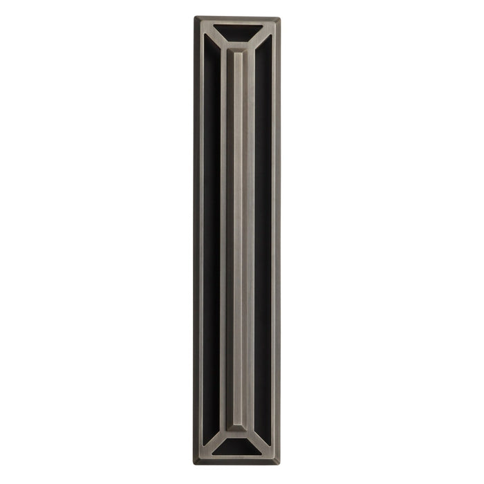 Outdoor Wall Light Avenue Lighting AV10015-ABB Avenue Outdoor 26"H 3-CCT LED Wall Sconce in Black/Bronze Grid Cover in Aluminum/Black Avenue Lighting