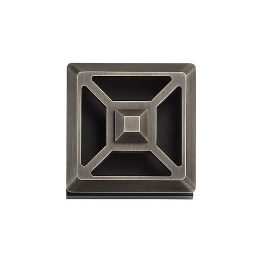 Outdoor Wall Light Avenue Lighting AV10016-ABB Avenue Outdoor 5"H Square 3-CCT LED Wall Sconce in Black/Bronze Grid Cover in Aluminum/Black Avenue Lighting
