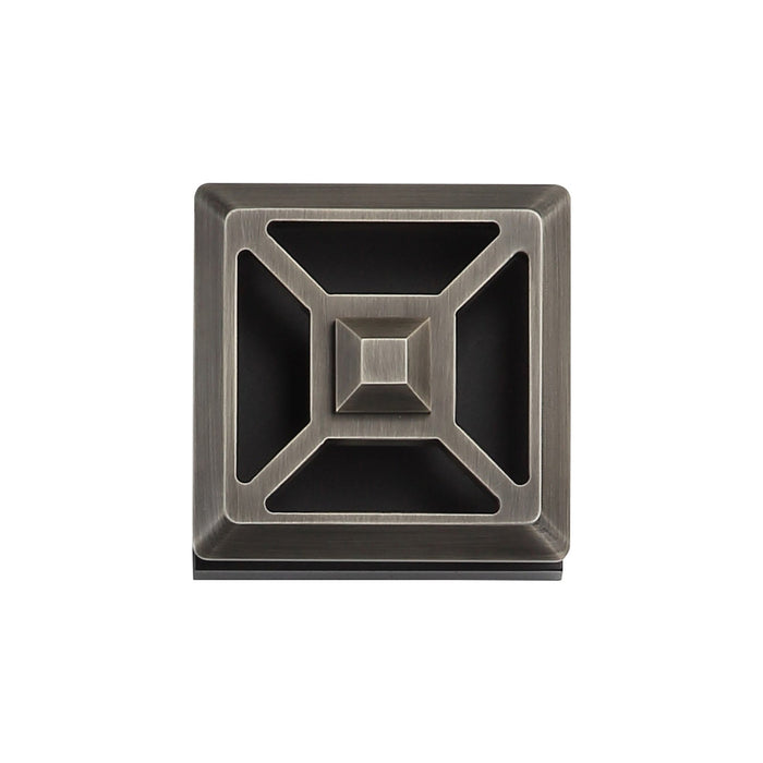 Outdoor Wall Light Avenue Lighting AV10016-ABB Avenue Outdoor 5"H Square 3-CCT LED Wall Sconce in Black/Bronze Grid Cover in Aluminum/Black Avenue Lighting
