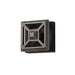 Outdoor Wall Light Avenue Lighting AV10016-ABB Avenue Outdoor 5"H Square 3-CCT LED Wall Sconce in Black/Bronze Grid Cover in Aluminum/Black Avenue Lighting