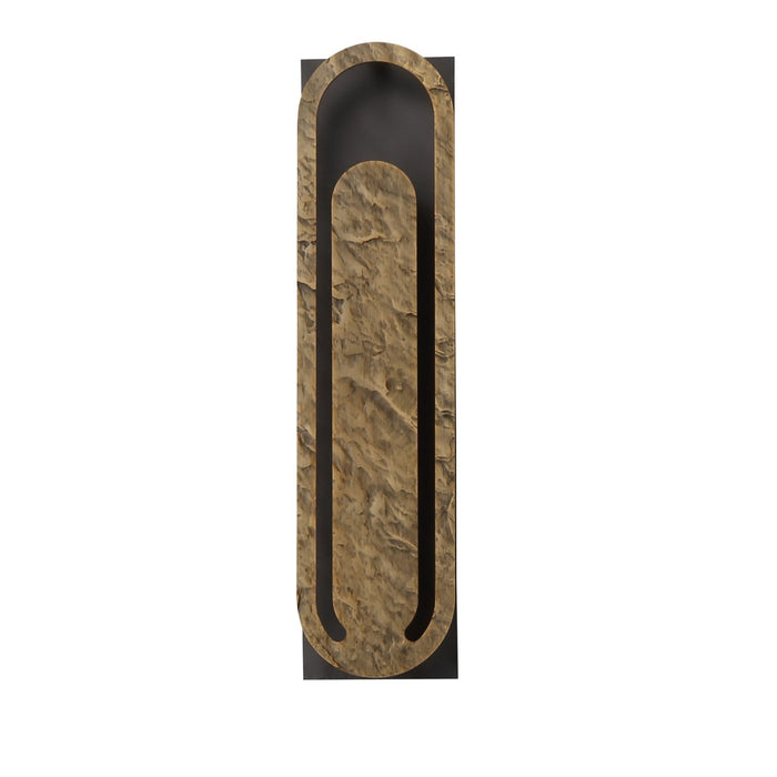 Outdoor Wall Light Avenue Lighting AV10017-DBZ Avenue Outdoor 19"H 3-CCT LED Wall Sconce in Dark Bronze/Copper Textured Avenue Lighting