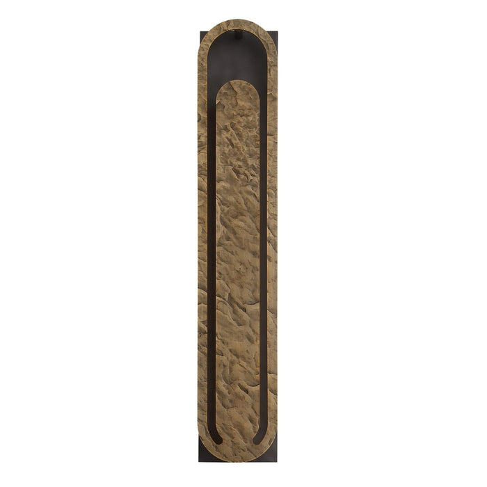Outdoor Wall Light Avenue Lighting AV10018-DBZ Avenue Outdoor 26"H 3-CCT LED Wall Sconce in Dark Bronze/Copper Textured Avenue Lighting