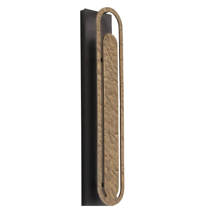 Outdoor Wall Light Avenue Lighting AV10018-DBZ Avenue Outdoor 26"H 3-CCT LED Wall Sconce in Dark Bronze/Copper Textured Avenue Lighting