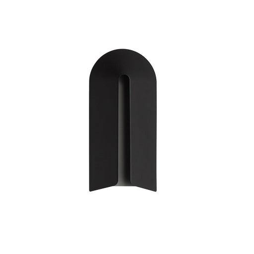 Outdoor Wall Light Avenue Lighting AV10019-BLK Avenue Outdoor 19"H Curved Top 3-CCT LED Wall Sconce in Black Avenue Lighting