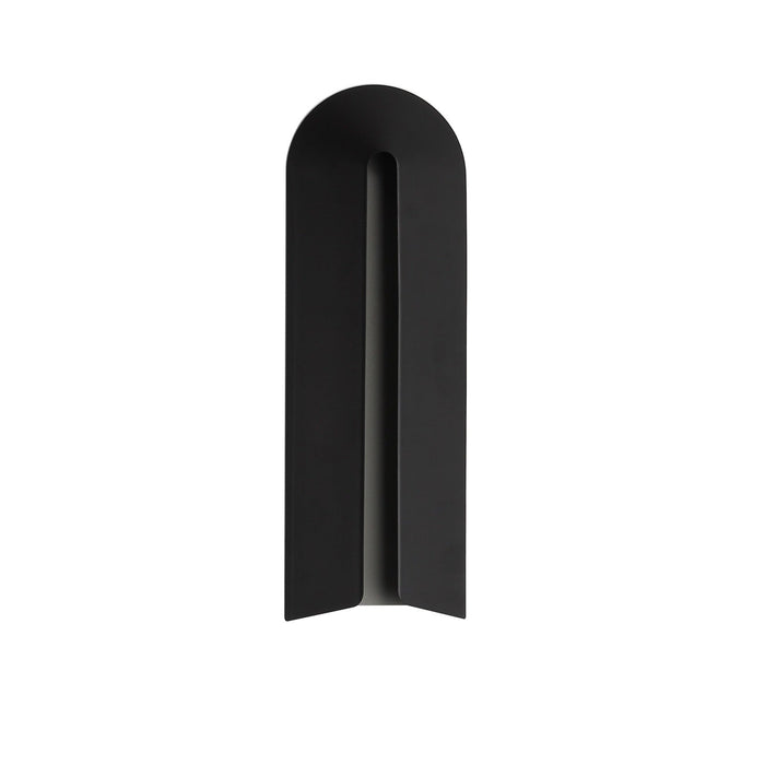Outdoor Wall Light Avenue Lighting AV10020-BLK Avenue Outdoor 26"H Curved Top 3-CCT LED Wall Sconce in Black Avenue Lighting