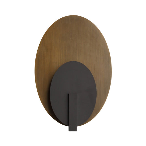 Outdoor Wall Light Avenue Lighting AV10023-DBZG Avenue Outdoor 17"H Oval 3-CCT LED Wall Sconce in Dark Bronze/Dark Gold in Dark Bronze / Dark Gold Avenue Lighting