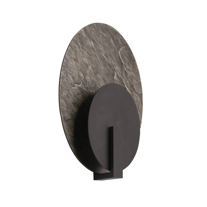Outdoor Wall Light Avenue Lighting AV10025-ADBZ Avenue Outdoor 17"H Oval 3-CCT LED Wall Sconce in Dark Bronze/Brushed Bronze Textured in Dark Bronze /Brushed Bronze Avenue Lighting