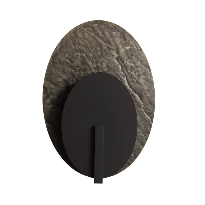 Outdoor Wall Light Avenue Lighting AV10026-ADBZ Avenue Outdoor 23"H Oval 3-CCT LED Wall Sconce in Dark Bronze/Brushed Bronze Textured in Dark Bronze /Brushed Bronze Avenue Lighting